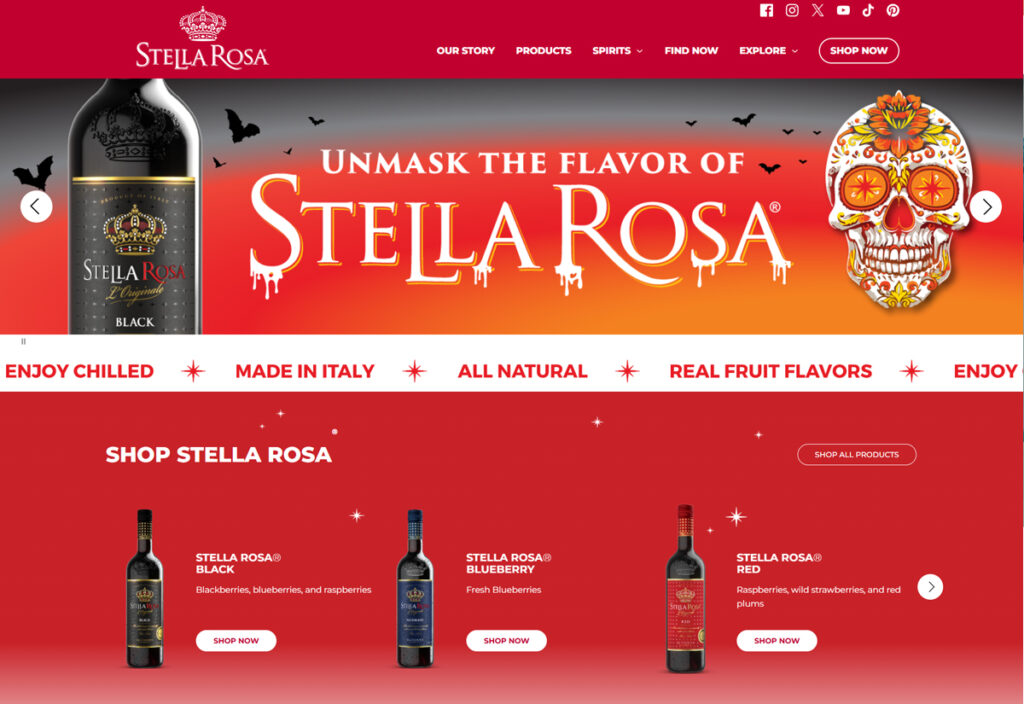 Stella Rosa Wines | Spiralmode Design Studio Stella Rosa Wines